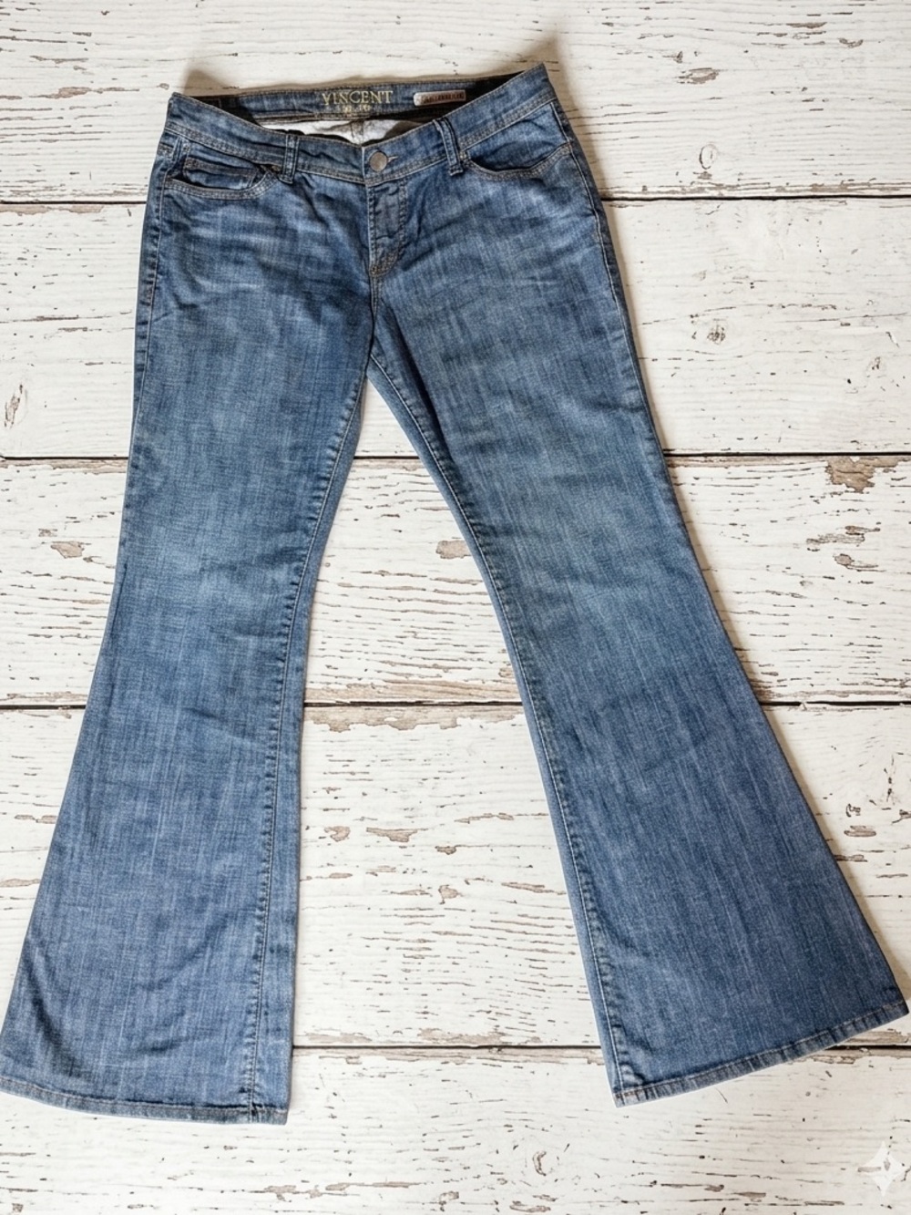 !it Jeans Hippie Hottie Flare Wide Leg Blue Denim SZ 31 Women’s